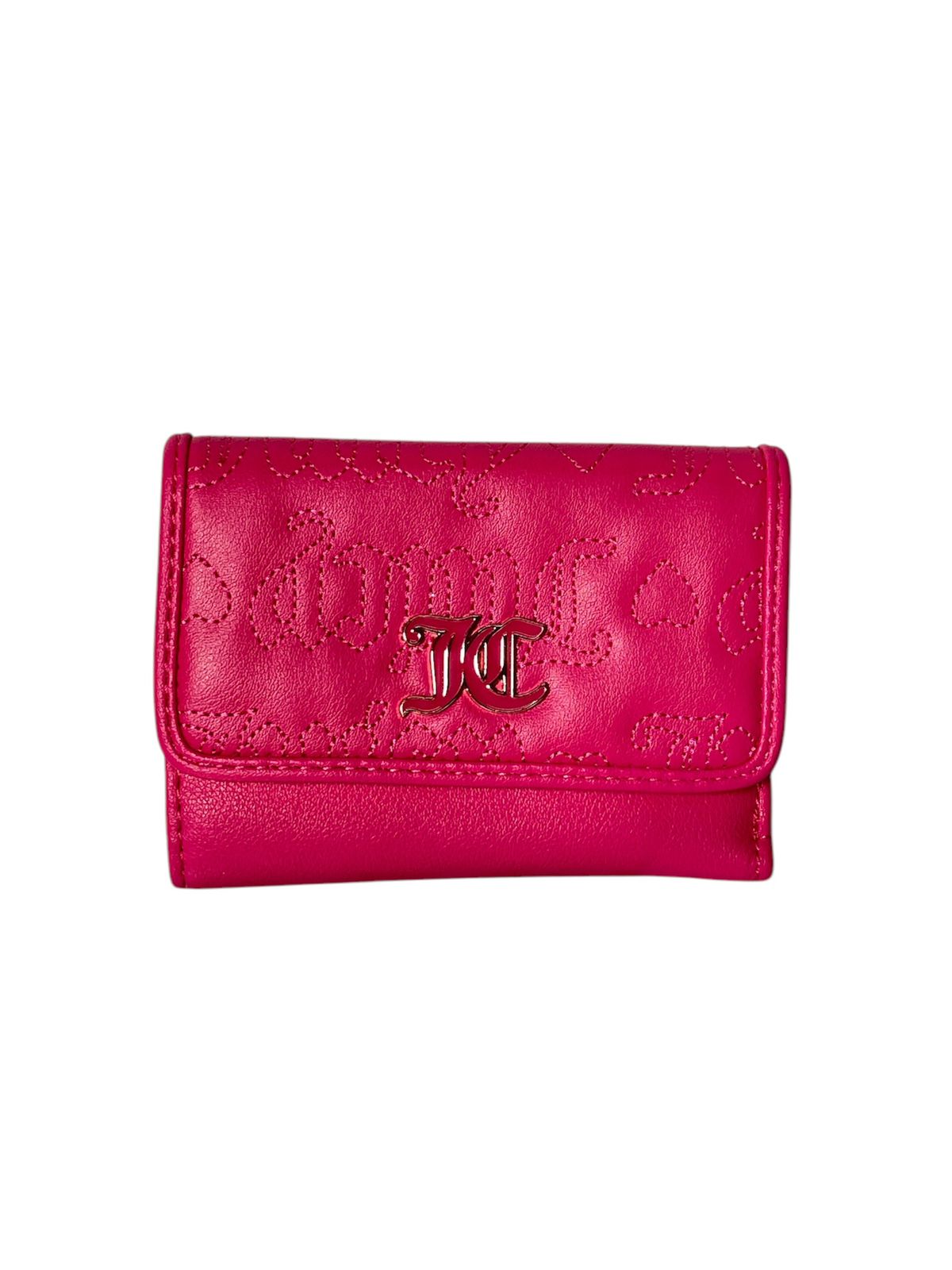 Cartera Juicy Couture Fucsia con Detalles Dorados